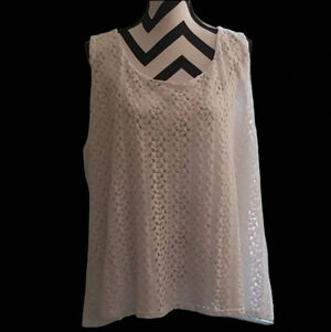 Dress Barn "Crocheted" Tank